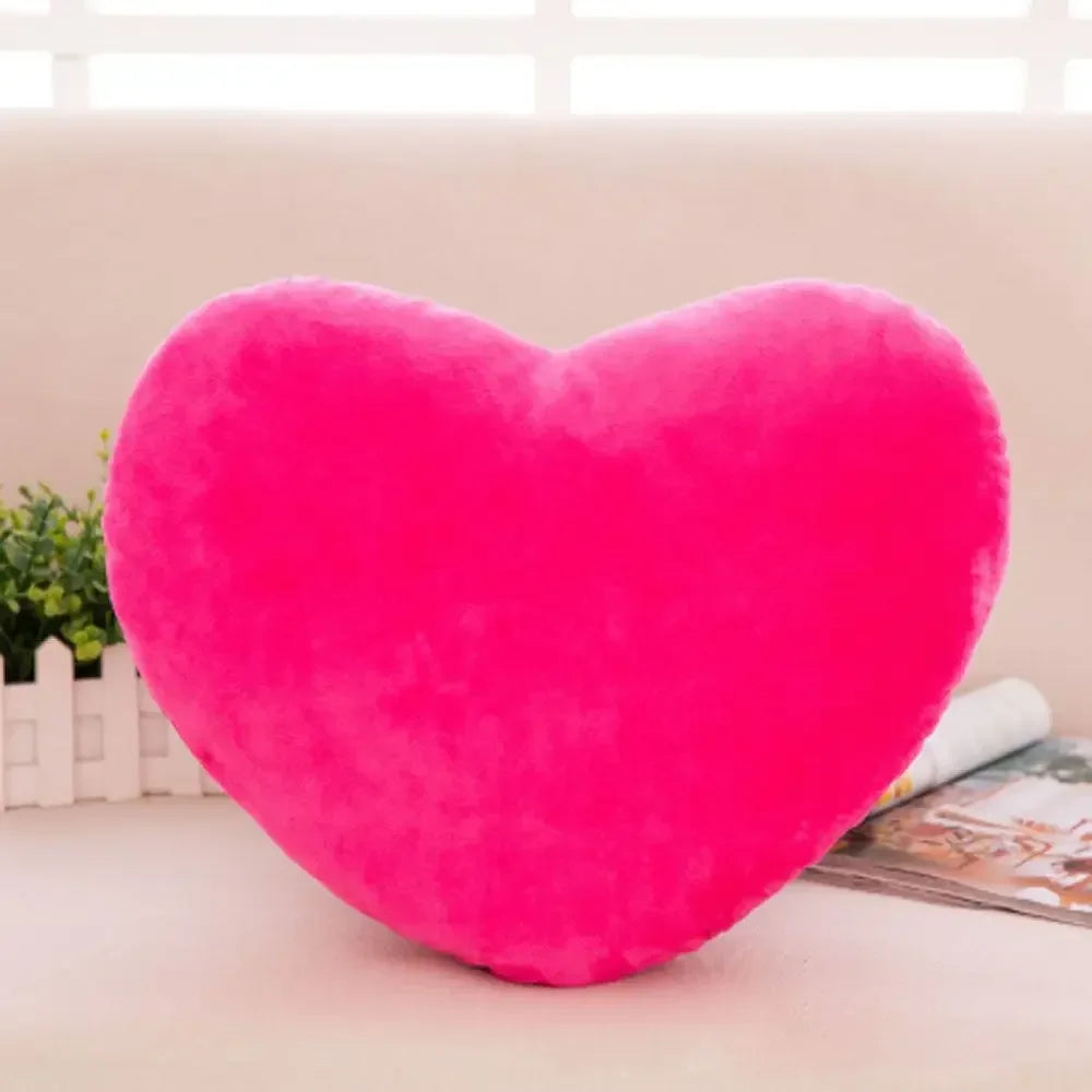 Soft Heart Plush Toys Soft Pillow PP Cotton Stuffed Pillow Kawaii Lovely Gift for Birthday Valentines Day Decorative Home Decor