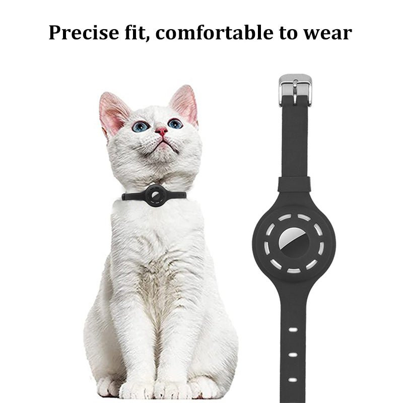 New Silicone Anti-Lost Pet Cat Collar For The Apple Airtag Protective Tracker Anti Lost Positioning Collar Adjustable Pet Collar