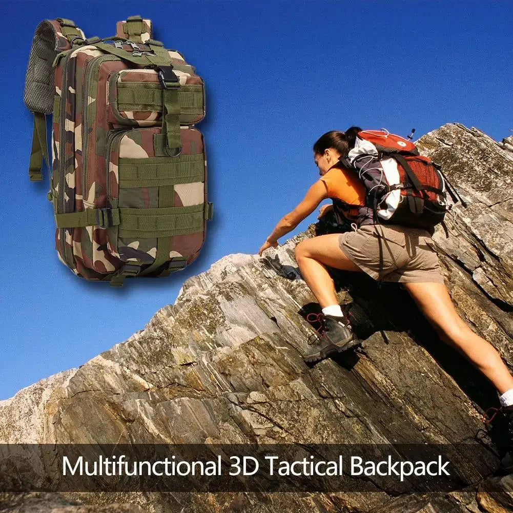 1000D 30L Military Tactical Assault Backpack Army Waterproof Bug Outdoors Bag Large For Outdoor Hiking Camping Hunting Rucksacks