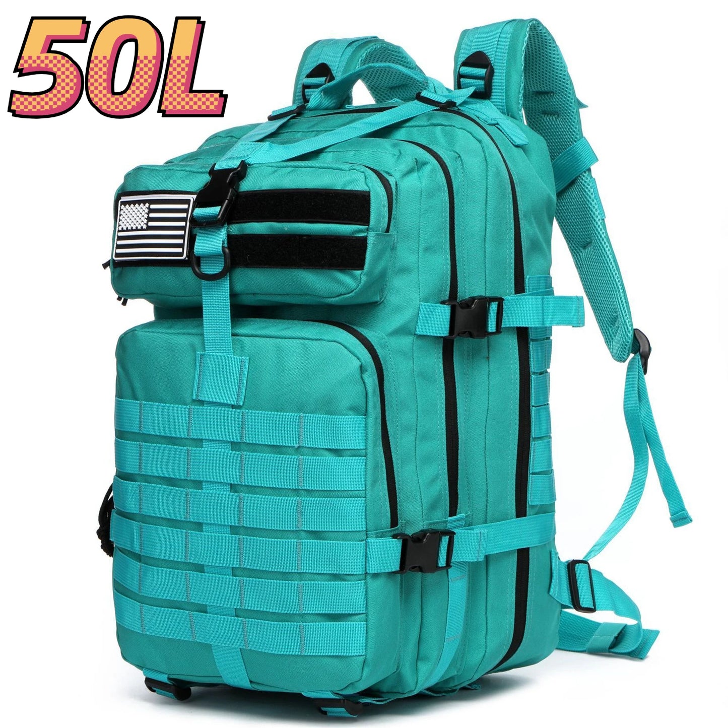 30L/50L 1000D Nylon Waterproof Backpack Outdoor Rucksacks Tactical Sports Camping Hiking Trekking Fishing Hunting Bag