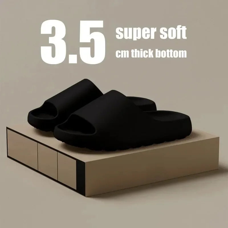 Hot Coconut Slippers Cloud Thick-soled Sandals Summer Fashion Soft Bottom Beach Men Slippers Women's Sandals  EVA Slides