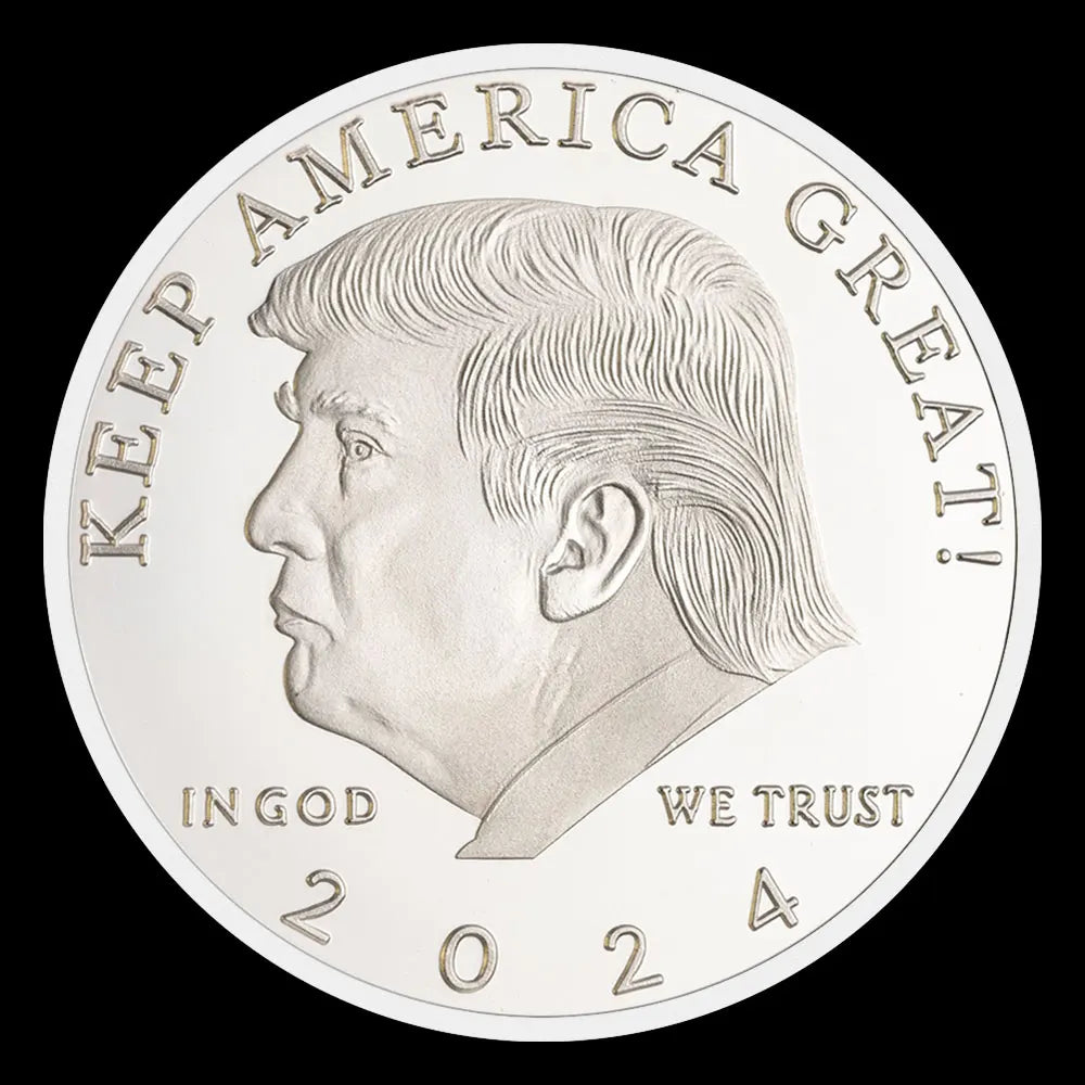 2024 Trump Commemorative Coins Keep America Great 47th President of the United States Collection Coin Gift Metal Craft