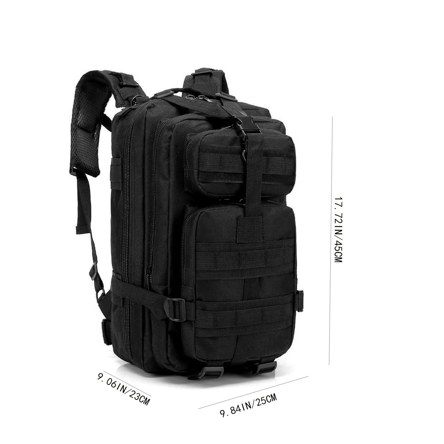 Tactical Backpack Large 3 Day Assault Pack Molle Bugout Bag Rucksack for Hiking Treeking Travel