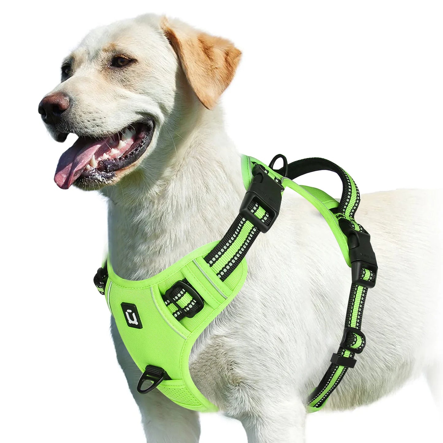 No Pull Dog Harness, Adjustable Soft Padded Pet Vest with Easy Control Handle