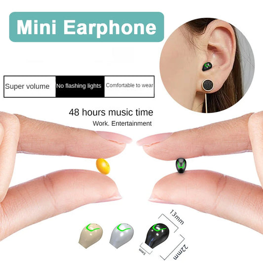 Mini Invisible Bluetooth 5.3 Earphone True Wireless In-Ear Gaming Headphones HIFI Stereo Noise Reduction Earbuds For XIAOMI