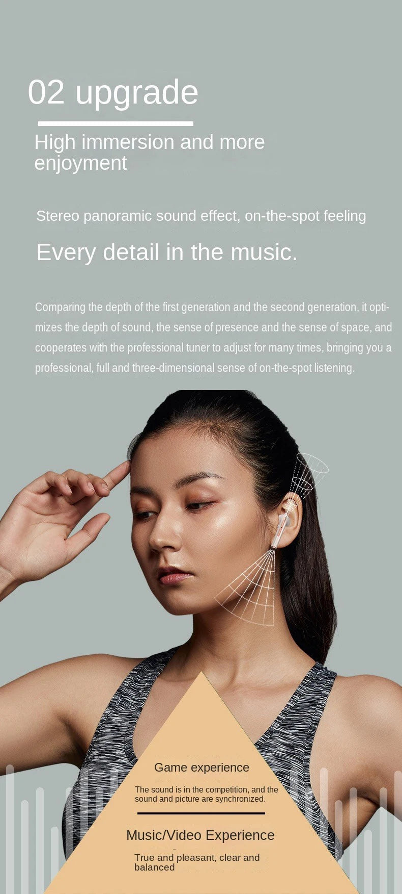 XIAOMI  Headset Wireless Earphones Bluetooth Headphones True Stereo Sport Game TWS Earbuds In Ear With Mic Touch