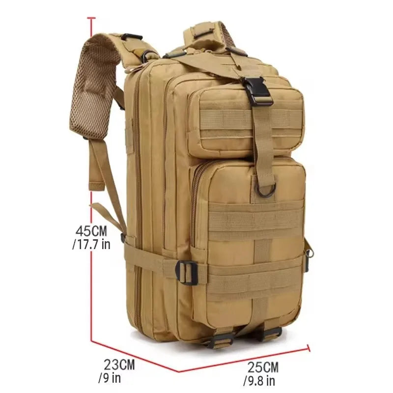 Fishing Tactical Backpack Outdoo Travel Fishing Camouflage Bag  Climbing Hunting Backpack Fishing Hiking Nylon 3P Pack Backpack