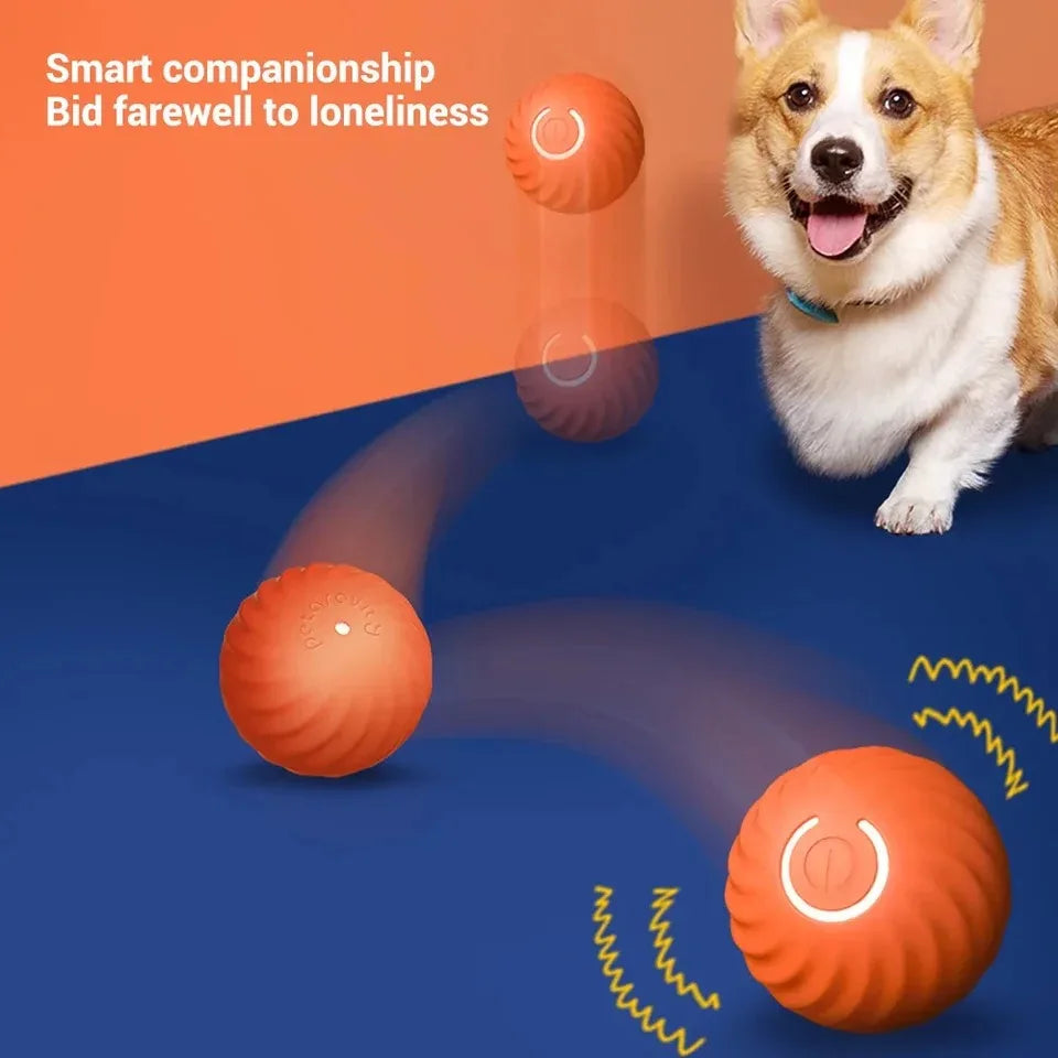 Intelligent dog toy ball automatic electronic interactive training pet toy sports ball rechargeable(including shell replacement）