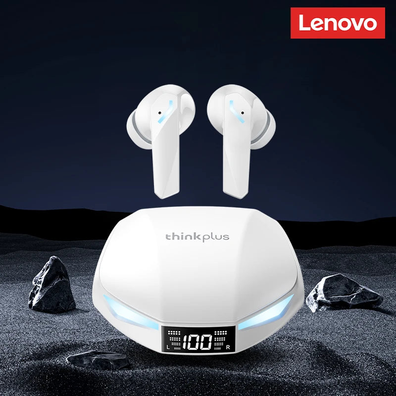 Original Lenovo GM2 PLUS TWS Upgrade Bluetooth V5.4 Headphones Wireless LED Digital Display Earphones Noise Reduction Headset