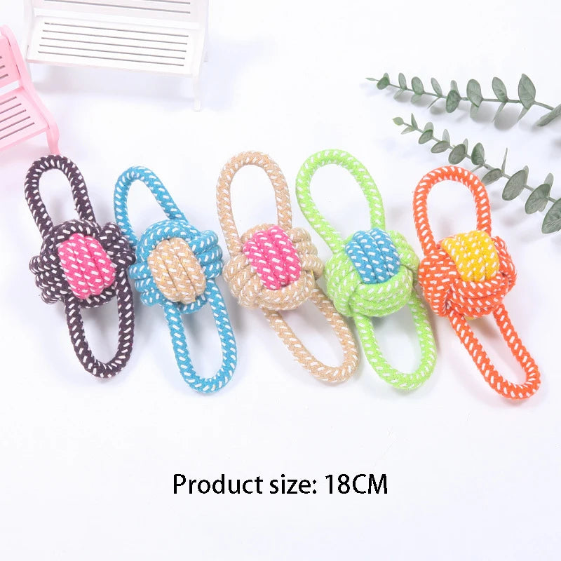 Interactive Cotton Rope Mini Dog Toys Ball for Dogs Accessories Toothbrush Chew Puppy Toy for Large Small Dogs Toy Pet Dog Toy