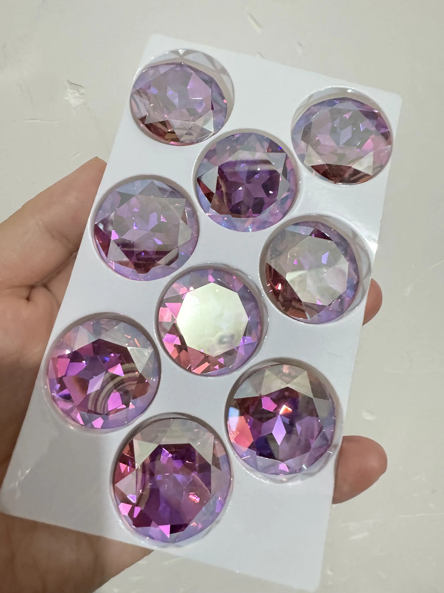 k9 pink purple  glass crystal stone  for jewels making Rhinestones for DIY Apparel Clothing Decoration teadrop Rivoli (D502TRMO)