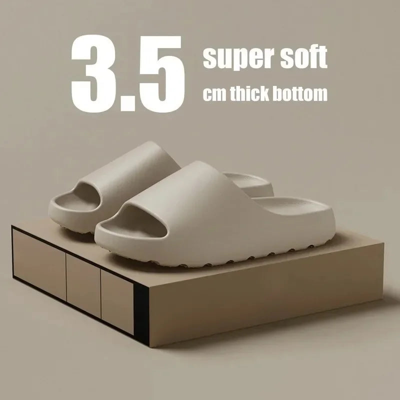 Hot Coconut Slippers Cloud Thick-soled Sandals Summer Fashion Soft Bottom Beach Men Slippers Women's Sandals  EVA Slides