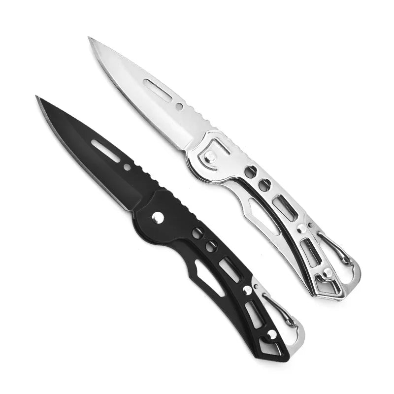 Folding Pocket Knife Stainless Steel Survival Hunting Camping Fishing Portable Fruit Carrying Outdoor Tools Survival Hand Tools