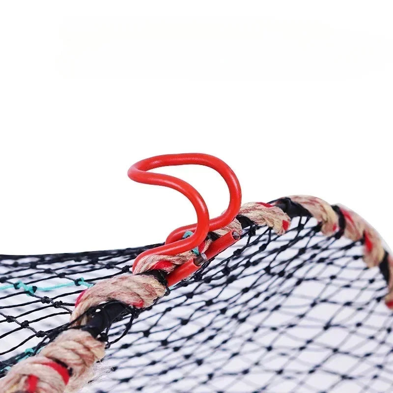 Telescopic Folding Fishing Net Shrimp Fish Trap Carp Large Creel Feeder Crab Catchers Surfcasting Accessories Casting Network