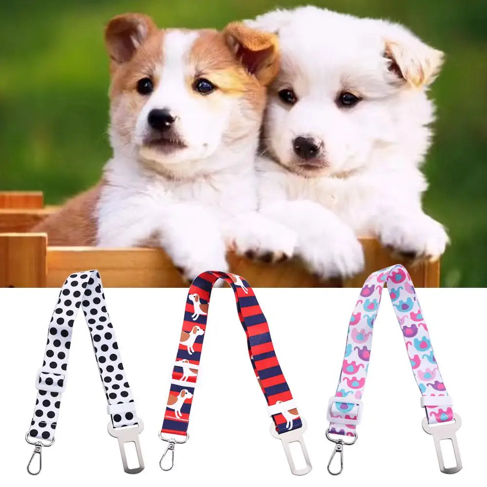 New Pet Car Seat Belt Pet Supplies Dog Retractable Seat Belt Dog Car Safety Buckle Outdoor Accessories Small Medium Dogs