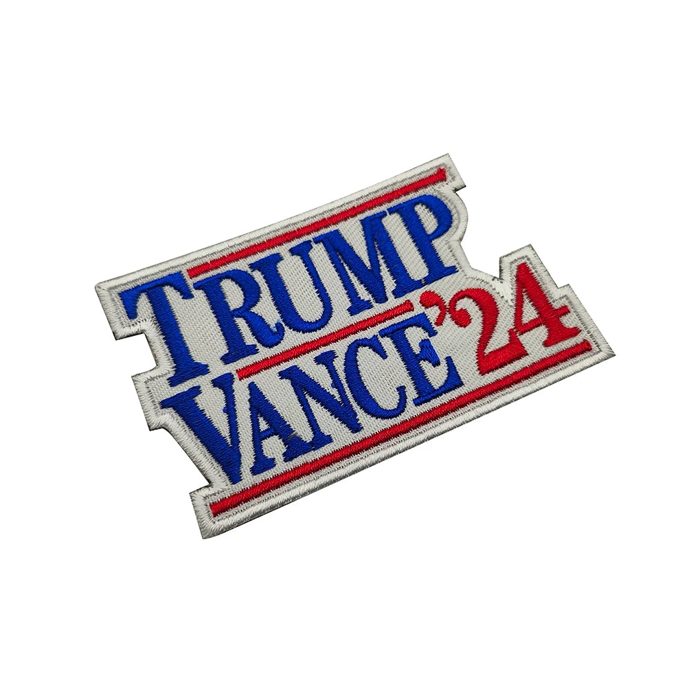 2024 TRUMP MAGA SAVE AMERICA AGAIN Embroidery Hook Loop MAKE AMERICA GREAT AGAIN Fasteners Patch Tactical Emblem