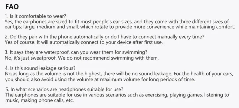 Wireless Headphones 180 Hour Endurance Bluetooth Bass Headset with Mic Stereo Neckband Earphones Sport Auriculares For TF Card