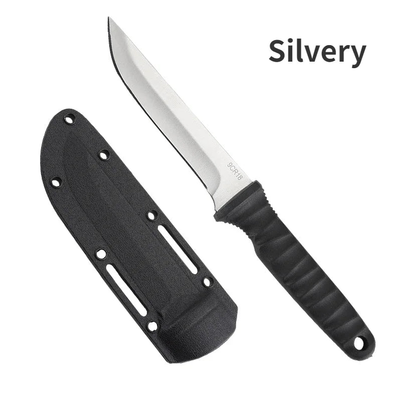 EDC Outdoor Self-Defense Knife, Outdoor High Hardness Life-Saving Knife, Camping Climbing Stainless Steel Knife edc knife