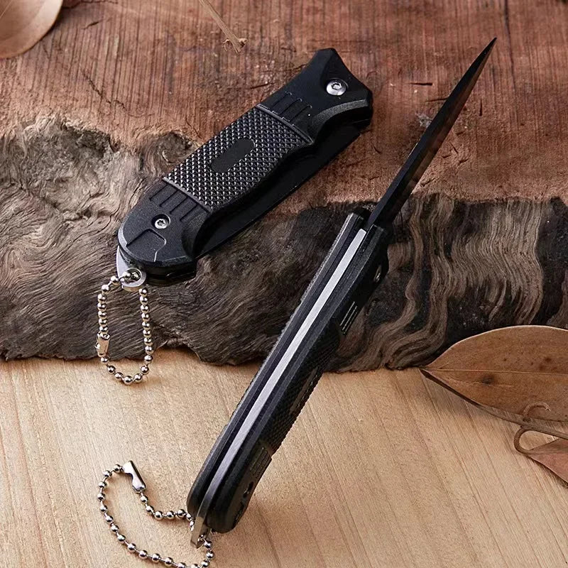 New Outdoor stainless steel small knife camping survival folding knife high hardness portable key knife multifunctional