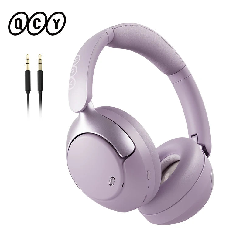 QCY H3 Pro ANC Wireless Headphone Hi-Res Spatial Audio Earphone with LDAC 50dB Noise Canceling Over Ear Headset Dual Connection