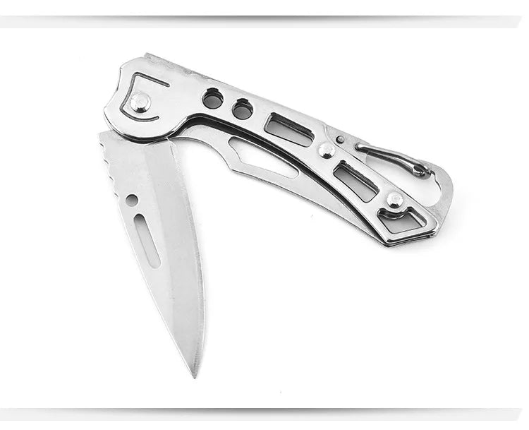 Folding Pocket Knife Stainless Steel Survival Hunting Camping Fishing Portable Fruit Carrying Outdoor Tools Survival Hand Tools