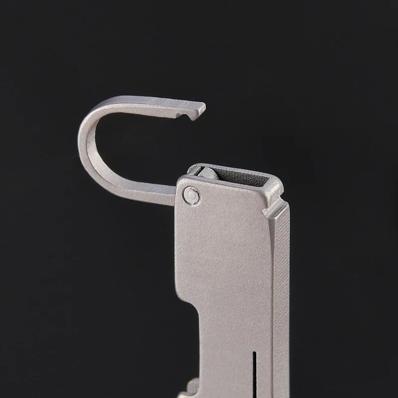 Titanium Alloy Mini Knife Keychain Pendant, Portable Unboxing, Sharp Mini Folding Knife