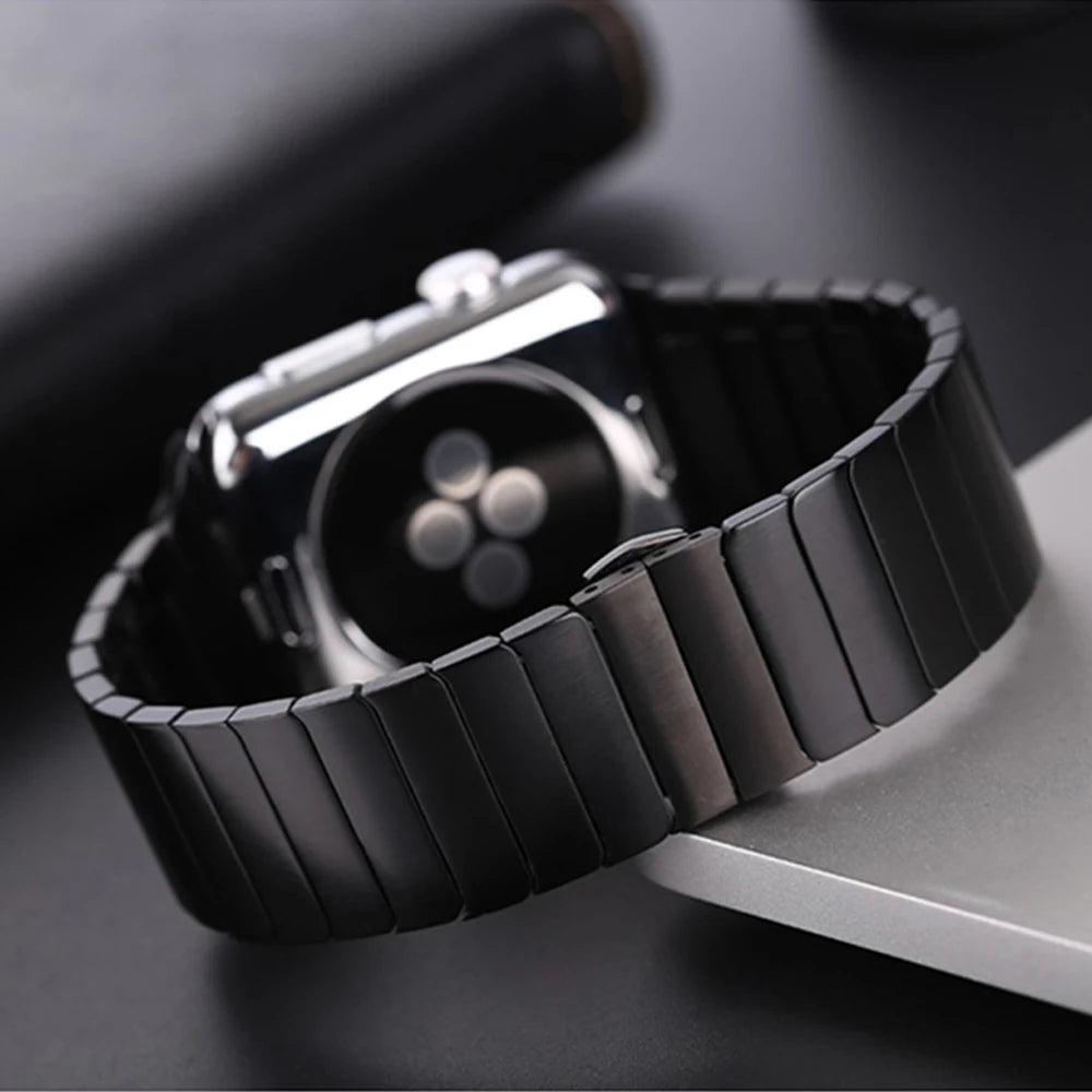 Stainless Steel strap for Apple Watch Ultra band 49mm 44mm 45mm 40mm 41mm 42 46mm Metal Bracelet iWatch series 9 7 6 2 3 8 se 10