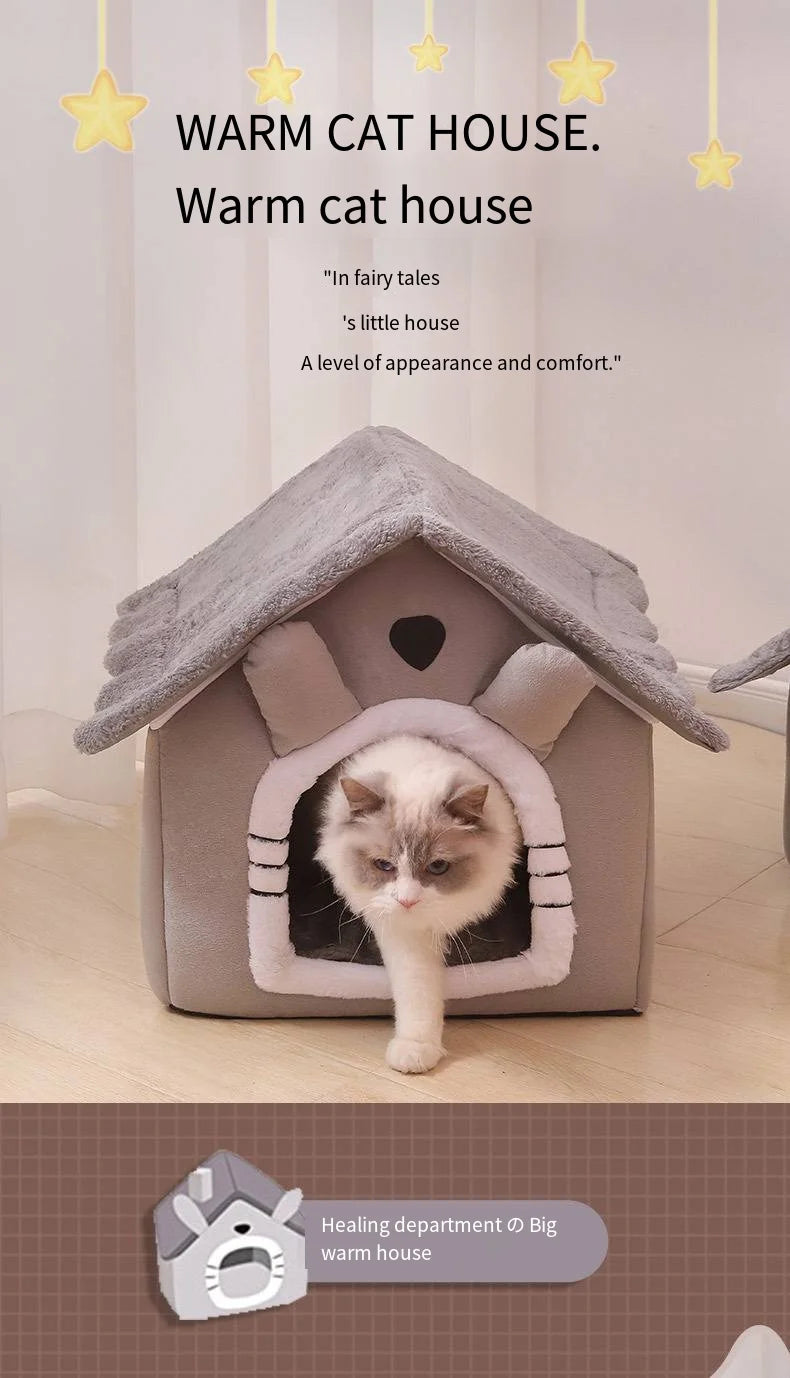 1pcs Cats and Dogs House House Small Dog Four Seasons General Can Be Dismantled and Washed Dog House Pet Supplies pet bed