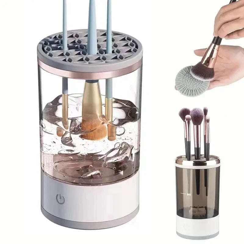 valentines day gifts New makeup brush automatic washer Washer Rechargeable Lazy Powder Puff tool Beauty cleaning brush