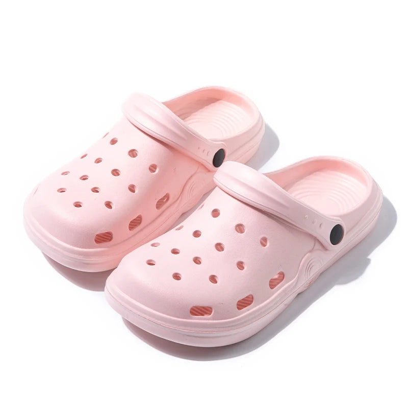 Women Clogs Summer Female Sandals Thick Bottom Home Slides Soft EVA Dry Wedges Platform Garden Shoes Beach Sandals Home Slippers