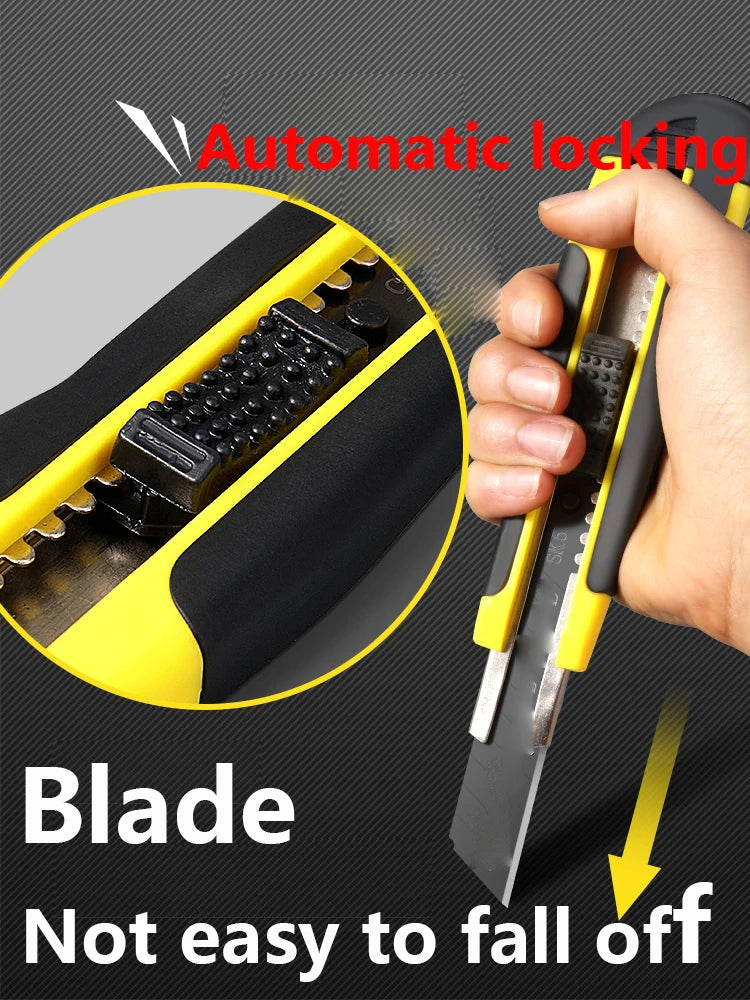 Cutter SK4 Blade Utility Knife Plastic Handle Coated Blade Cutter Safety Box Opener Tool Office Home Cutting Tools