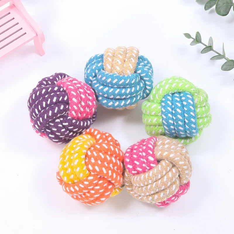 Pet Dog Toys for Large Small Dogs Toy Interactive Cotton Rope Mini Dog Toys Ball for Dogs Accessories Toothbrush Chew Puppy Toy