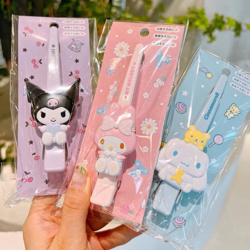 Sanrio Hello Kitty Hairpins Pin Cute Anime Cartoon Kuromi Cinnamoroll My Melody Barrettes Kawaii Hair Accessories Holiday Gifts