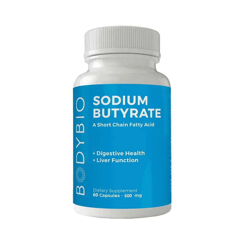 Sodium Butyrate, 60 Capsules Non-GMO, Ketogenic Diet, Vegan & Vegetarian, Gut, Liver & Overall Health