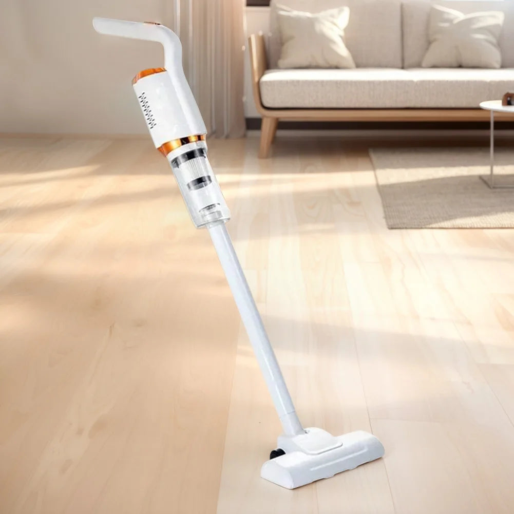 Large Suction Vacuum Cleaner Handheld Wireless Vacuum Cleaner USB Rechargeable 2000mAh Mopping Machine 120W for Home and Car Use